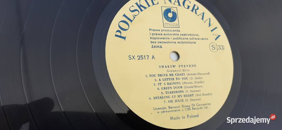 Shakin Stevens Greates HitswinylPRL kujawsko-pomorskie Tuszkowo sprzedam