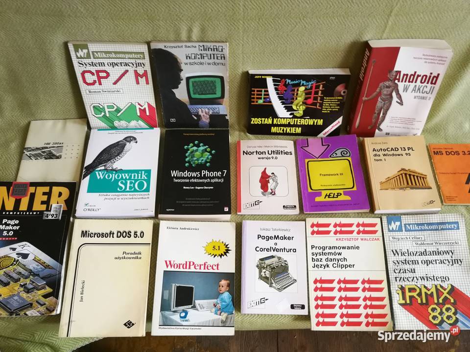 Książki komputery RETRO Systemy i Programowanie sprzedam