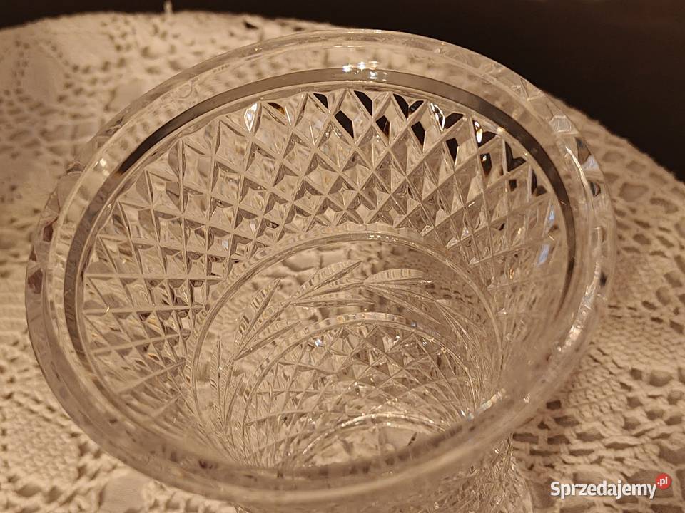 Wazon kryształowy Vintage dolnośląskie Legnica