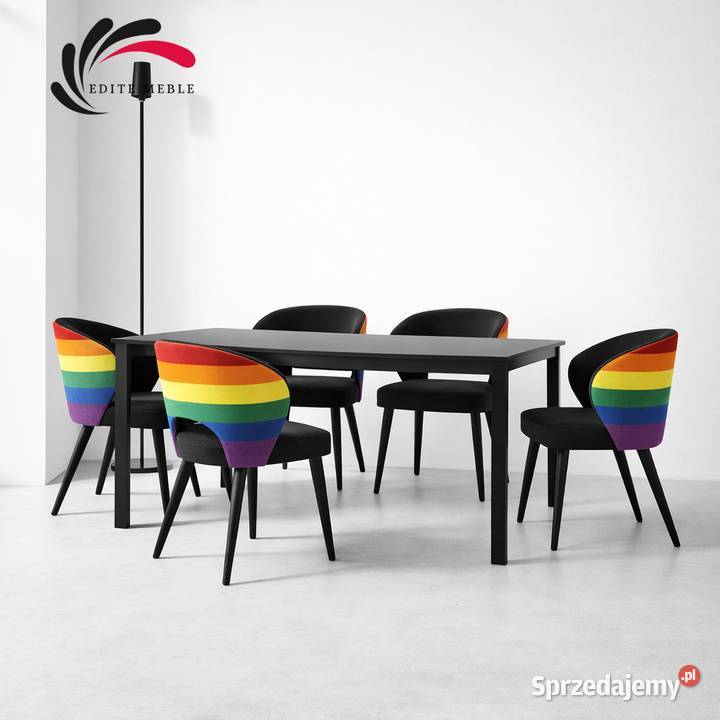 Krzesło Tapicerowane Premium KL8 Rainbow Edite Krzesła Wrocław