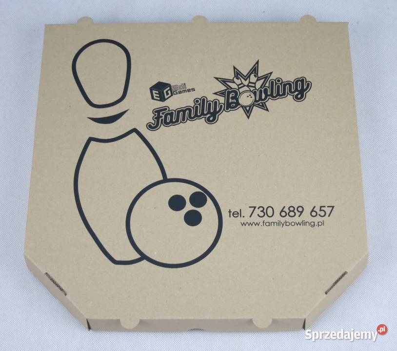 Pudełka kartony z nadrukiem szare na pizzę 100 Gastronomia lubelskie Lublin sprzedam