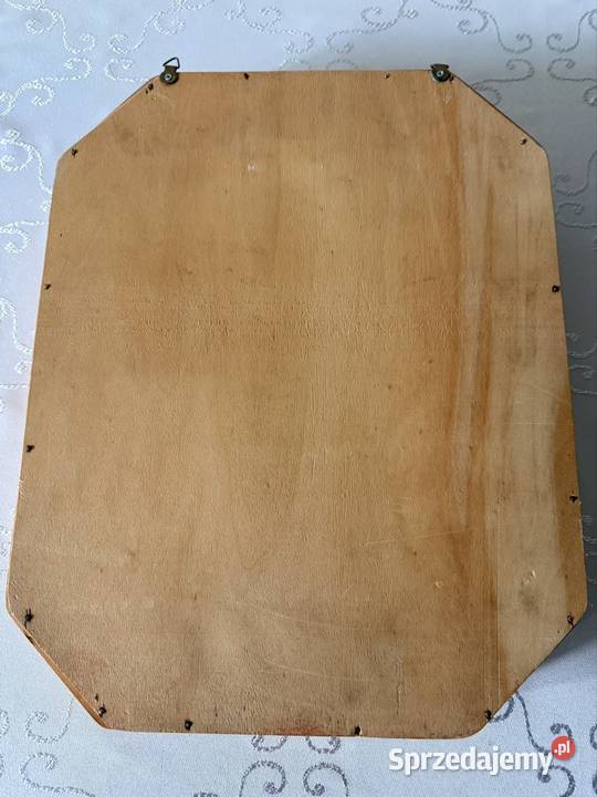 Witryna Ścienna Drewniana Oszklona Vintage Retro Czerwionka-Leszczyny