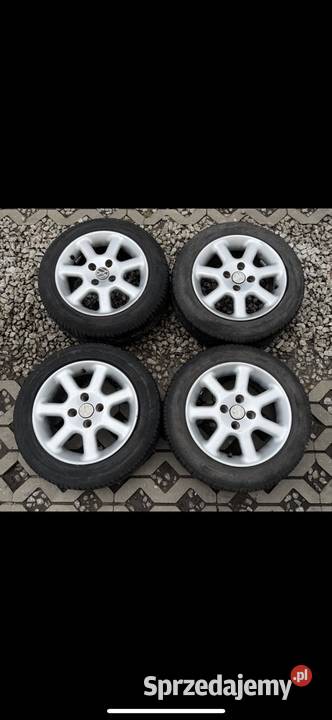 Alufelgi 4x100 opony 1656514 VW Polo Golf UP