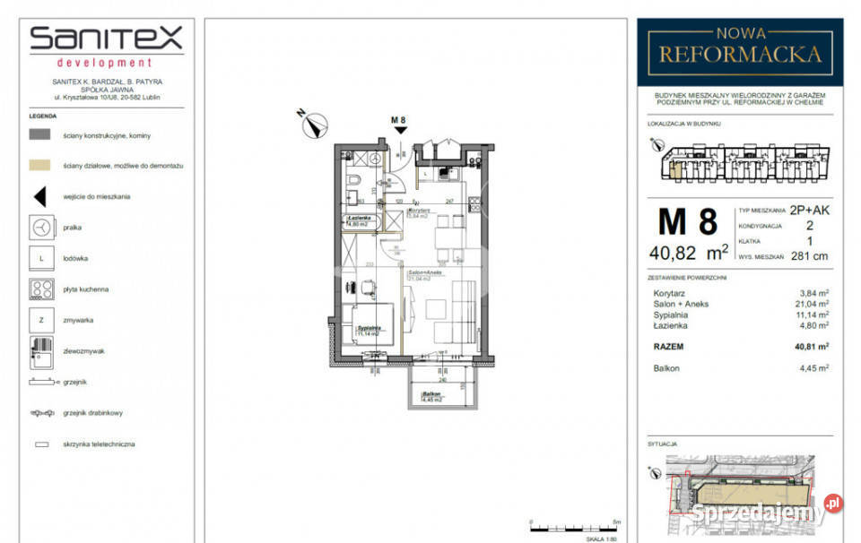 Nowa Reformacka Nowa era komfortu w sercu Chełma lubelskie sprzedam