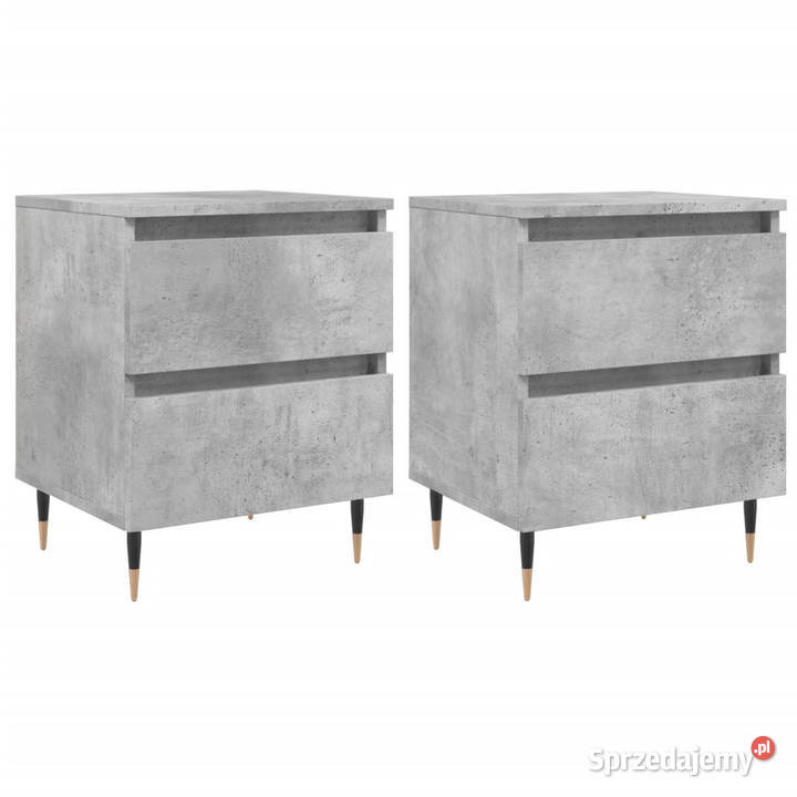Szafki nocne 2 szarość betonu 40x35x50 WM826869 Warszawa