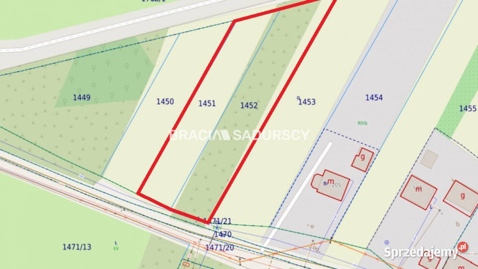 sprzedaży działki Morawica 2500m2 małopolskie