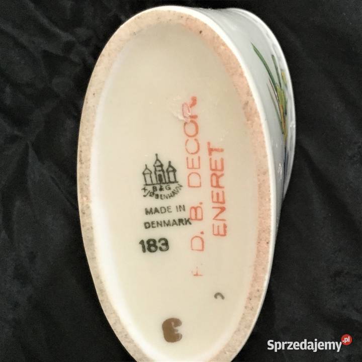Porcelanowy pojemnik na wykałaczki BG Kjobenhavn mazowieckie Warszawa sprzedam
