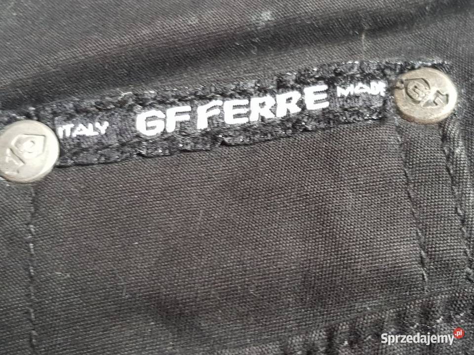 Spodnie Męskie Gf Ferre włoskie eleganckie Odzież codzienna Kielce