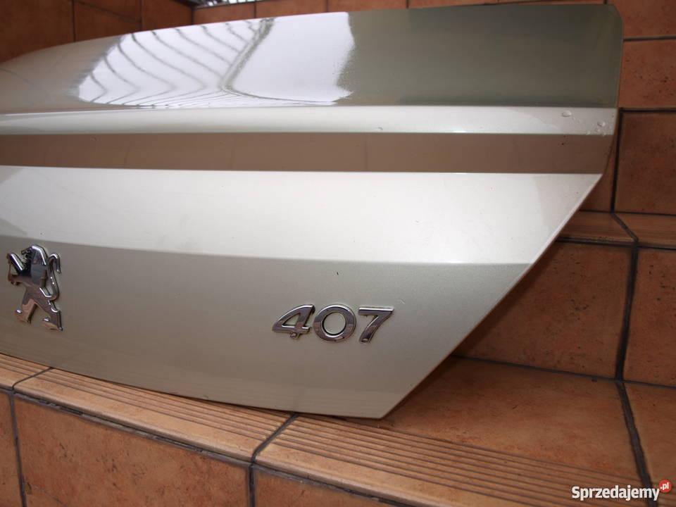 Peugeot 407 Coupe klapa tył kompletna 2005 2011r