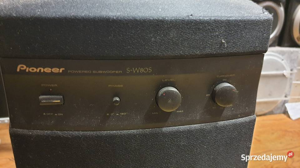 Subwoofer aktywny Pionieer sw80s Wzmacniacze i pokrewne Grudziądz