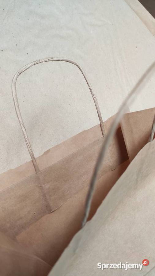 Torba Papierowa Ekologiczna 24x10x32 Paczkomat Katowice sprzedam