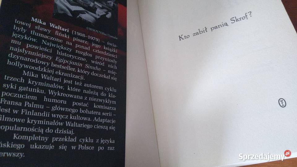 Kto zabił Panią Skrof Mika Waltari 2011 Gdańsk