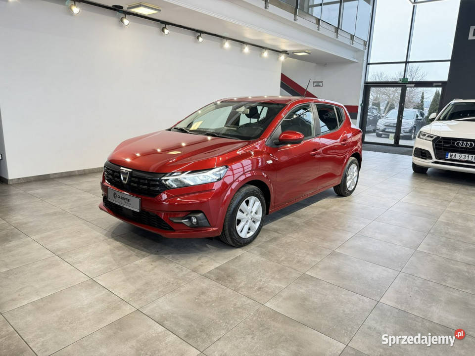 Dacia Sandero 10TCe 91 M6 2021 r salon I światła przeciwmgielne