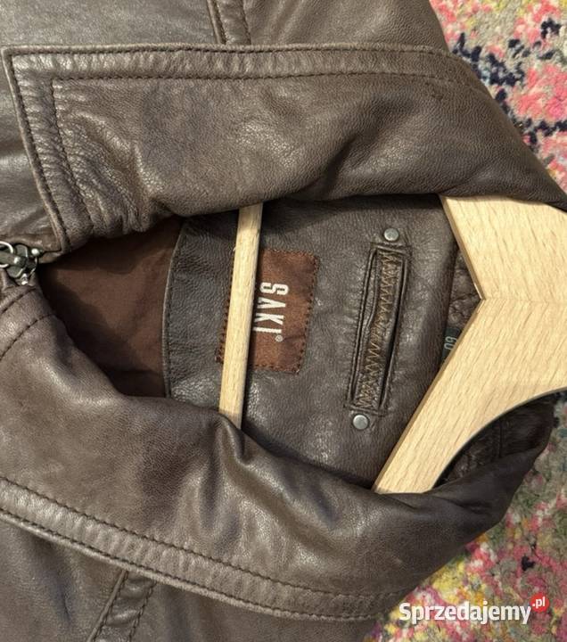Kurtka skórzana Saki XL Kurtki i płaszcze