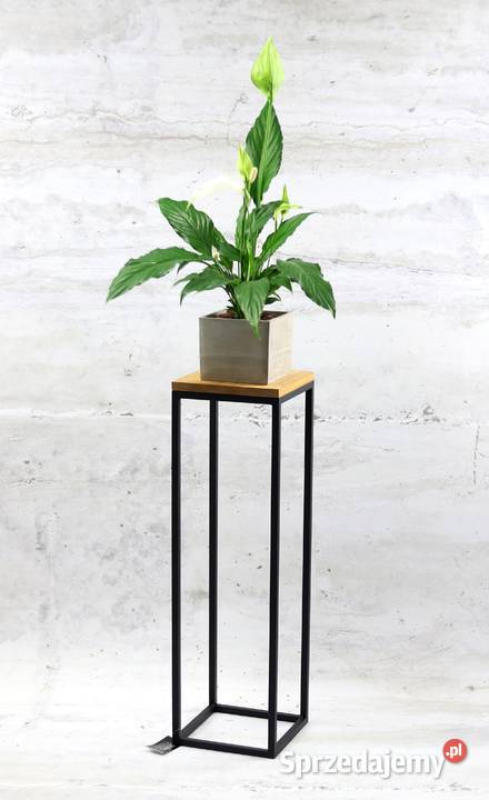 Kwietnik Metalowy Stojący Stojak na kwiaty 80