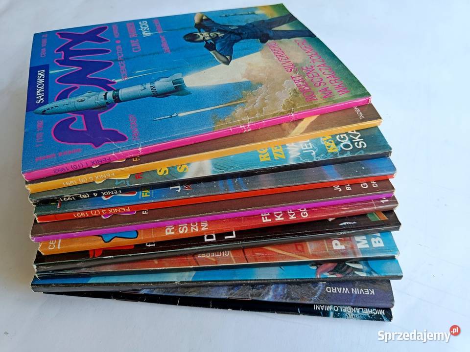 FENIX Fantasy SF 11 pierwszych tomów 1990 FENIKS pomorskie Gdynia