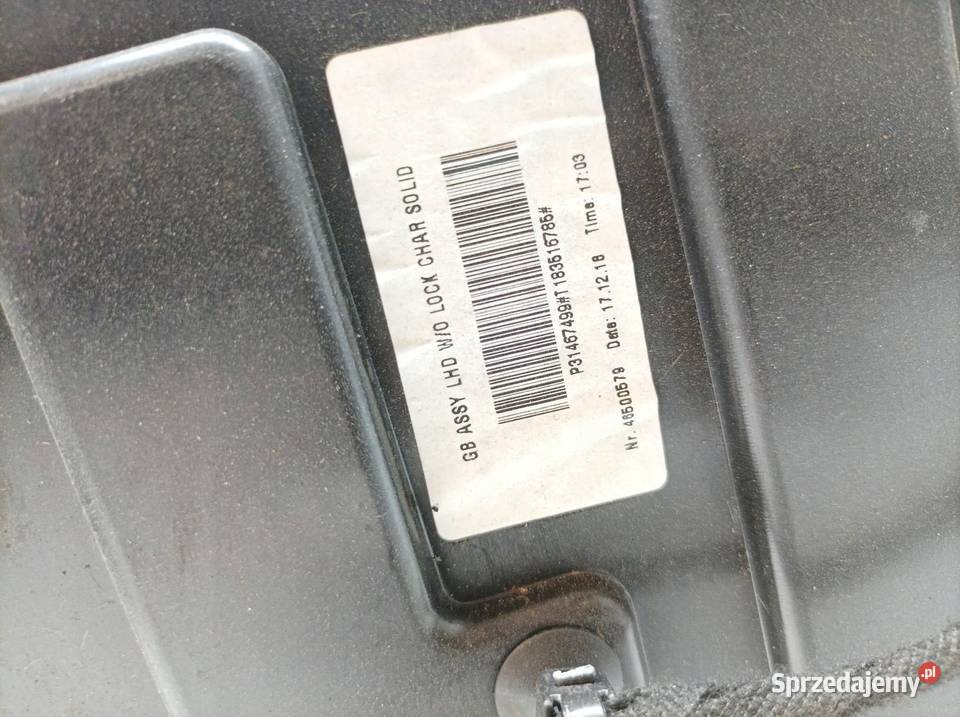 SCHOWEK PASAŻERA DESKI EU 31477861 Volvo V60 II świętokrzyskie