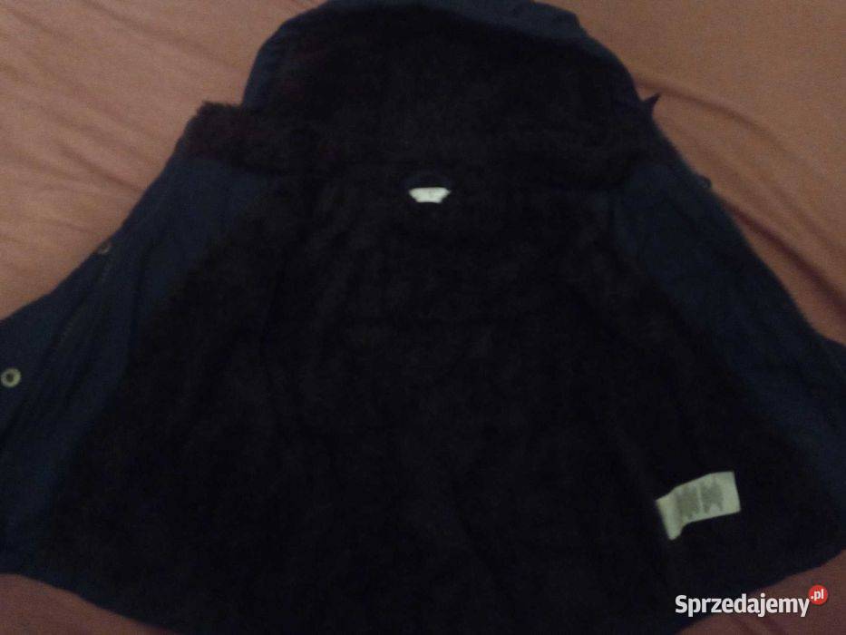 Kurtka z kapturem ocieplana niemowlaka 9m+ Stargard
