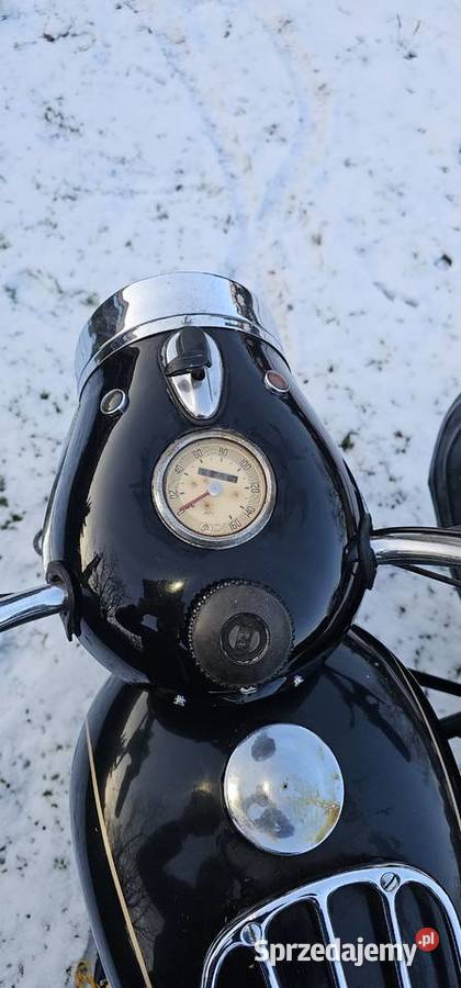 Junak m10 z koszem bocznym wózkiem 500km Junak Wrocław