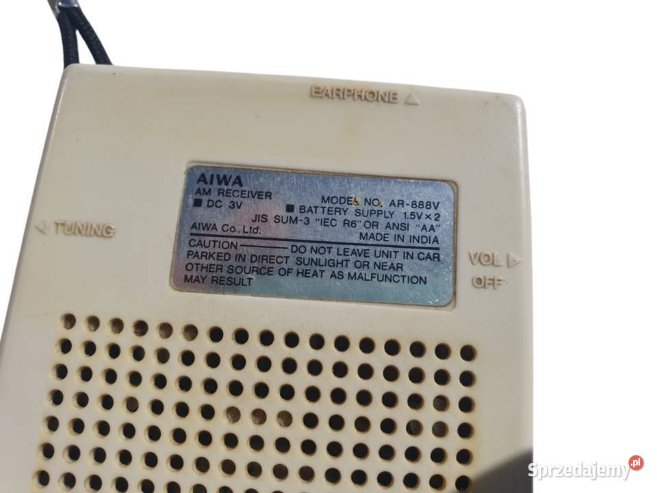 Stare radio kieszonkowa AIWA AR888V Aiwa Co Ltd Cieszyn