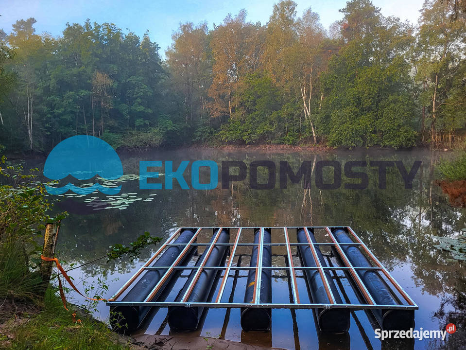 RĘKI Pomost pływający platforma pływająca warmińsko-mazurskie Miłki