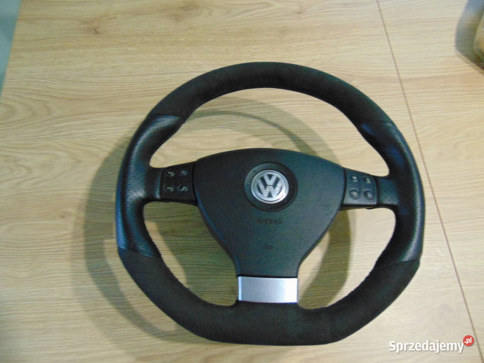 kierownica ścięta Rline alkantara vw golf V Bochnia