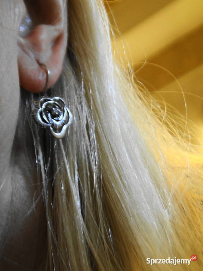 Śliczne stare kolczyki srebro 925 Warszawa