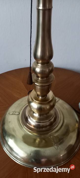 Piękna mosiężna lampa w stylu Art Deco duży Skierniewice sprzedam
