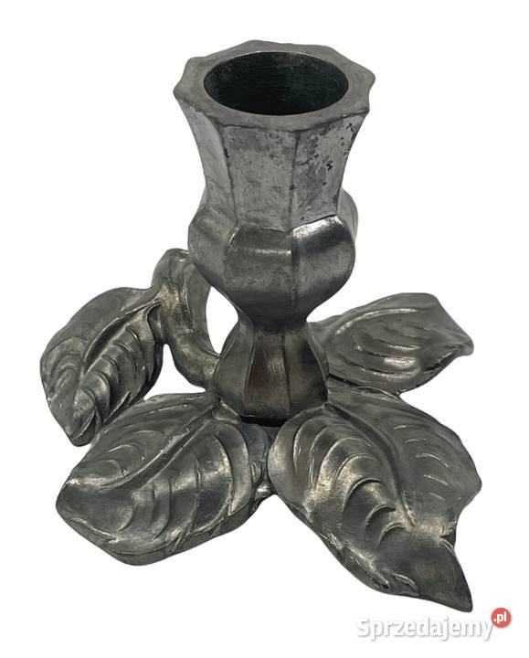 Szwedzki świecznik Stjrn Metall lata 50te Kraków