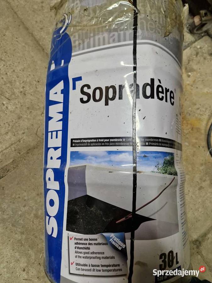 Soprema sopradere grunt pod papę Warszawa