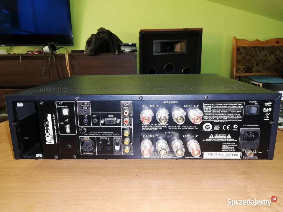 Cyfrowy wzmacniacz C 390DD obsługa modułów śląskie