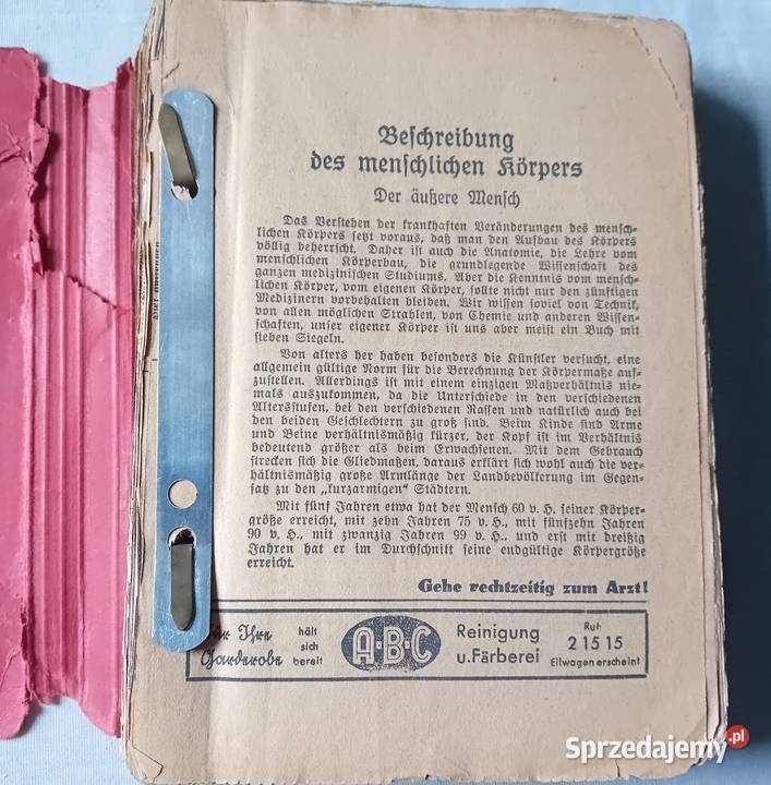 Der Arzt als Helfer poradnik medyczny w Koźminek sprzedam