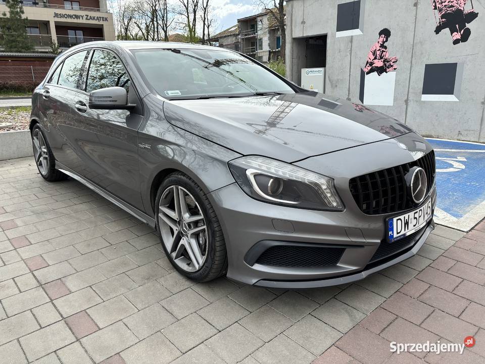Mercedes A45 AMG super stan bezwypadkowy Klasa A Wrocław