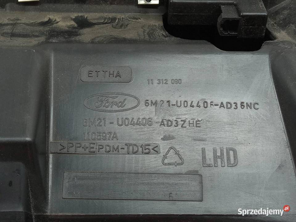 SCHOWEK PRAWY PASAŻERA DESKI EU MK1 6M21U04406AD