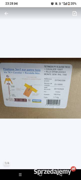 Wkręty do blachy falistej z kalotami i uszczelką Ostrów Wielkopolski