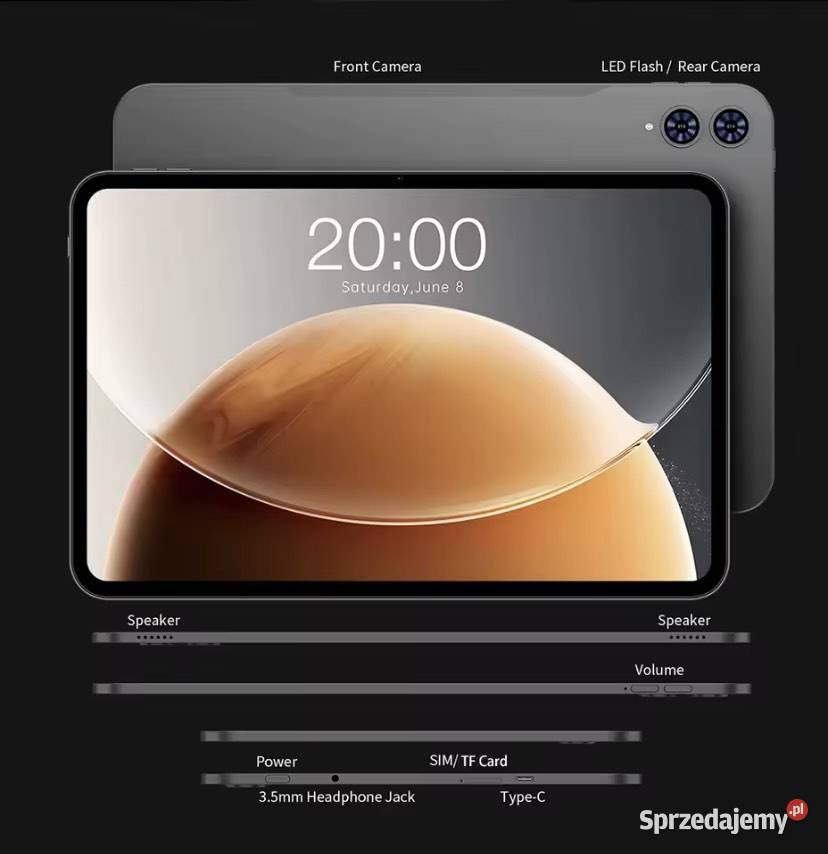 Tablet Teclast T65 134 cala Android 16 SIM małopolskie Kraków