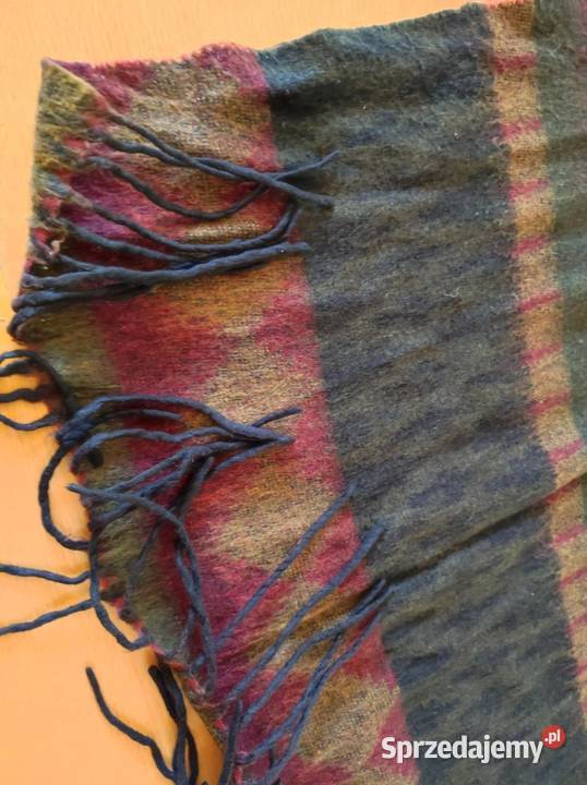 długi wełniany ciepły szal szalik chusta narzuta Pozostałe świętokrzyskie sprzedam