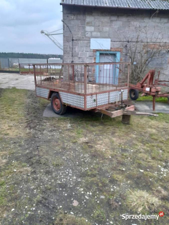 Wózek rolniczy dwukołówka przyczepka nieuszkodzony Rolnictwo wielkopolskie sprzedam