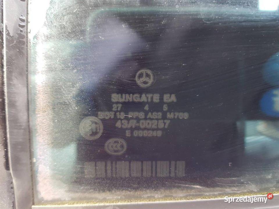 SZYBA DRZWI LEWY TYŁ MERCEDES W221 S350 SUNGATE osobowe Lipno
