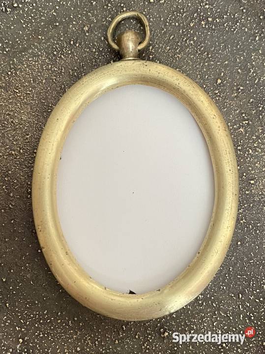 Miniatura ramka mosiężna XIX XX w Łódź sprzedam