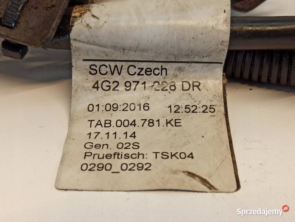 AUDI A6 C7 WIĄZKA ALTERNATORA 4G2971228DR