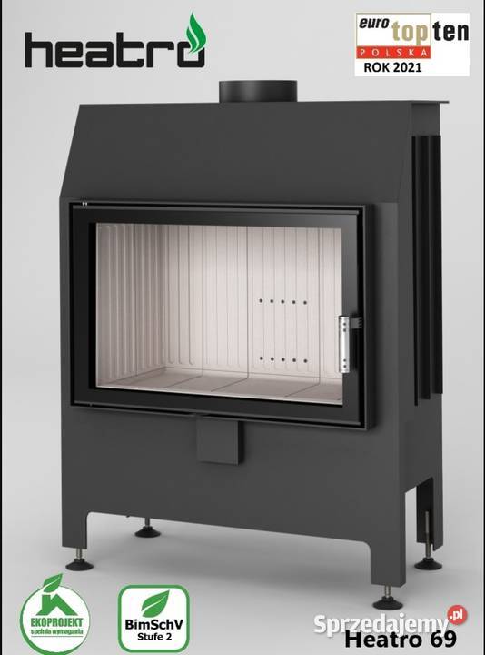 Heatro 69 Stalowy Wkład Kominkowy z Ceramiką Poznań