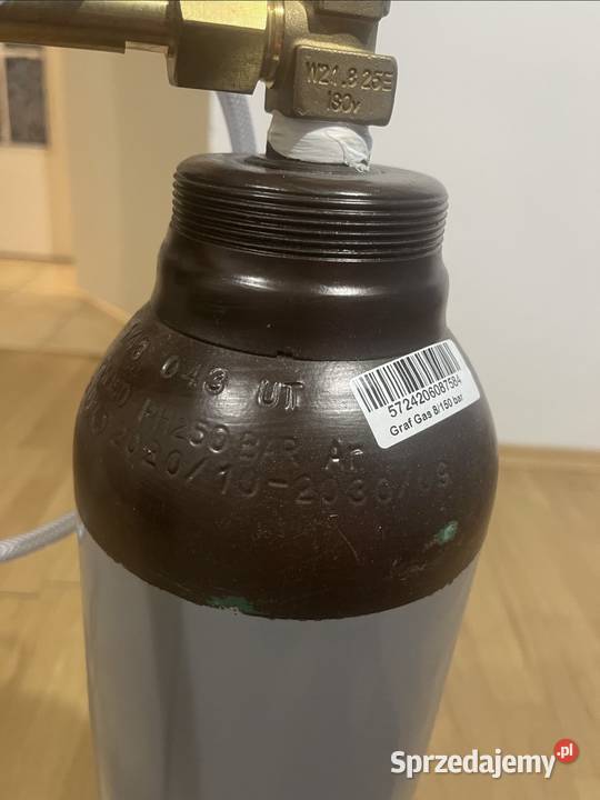 Butla CO 8 l 150 bar z reduktorem Pozostałe kujawsko-pomorskie sprzedam