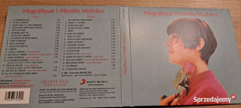 Mireille Mathieu Magnifique Płyty i kasety