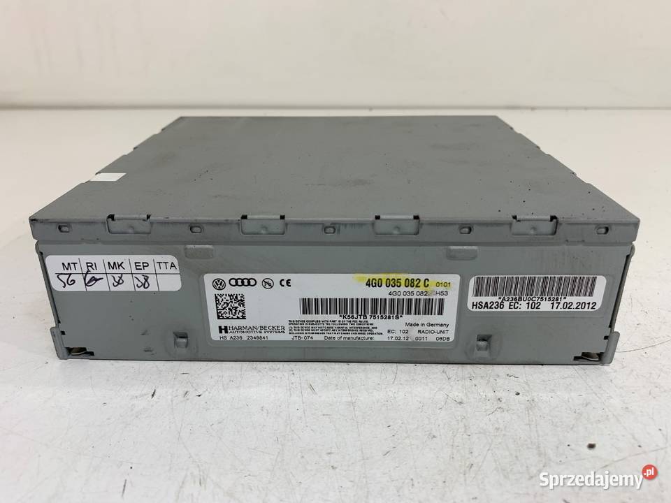 CZYTNIK NAWIGACJI AUDI A4 B8 4G0035082C 0715