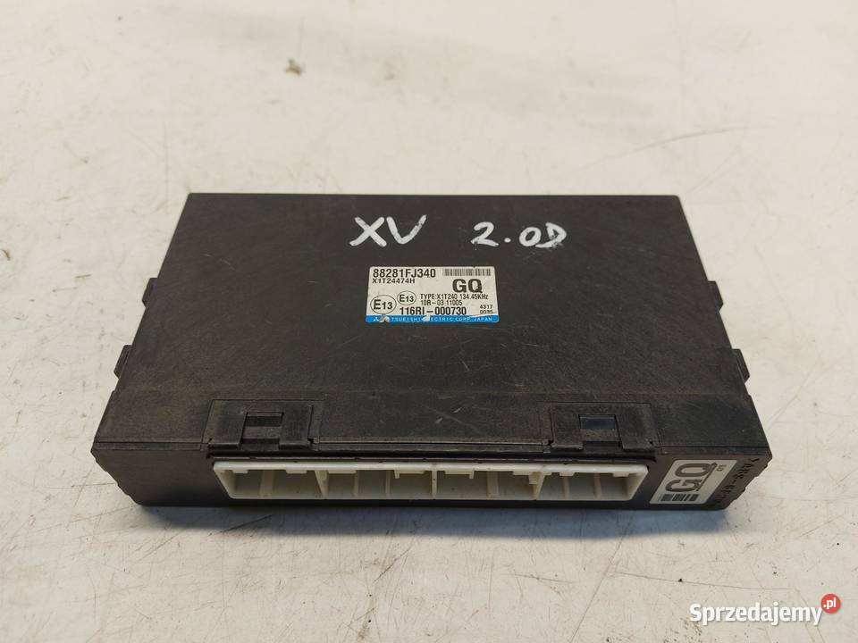 SUBARU XV Moduł sterownik komfortu 88281FJ340 dolnośląskie