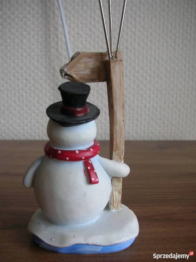 Bałwan Stojak na zdjęcia kartki Warszawa sprzedam