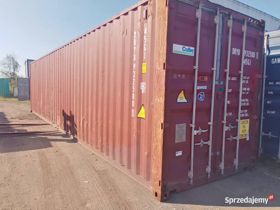 Kontener morski 40HC na plac budowy działkę Miłakowo sprzedam