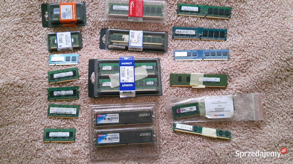 Pmięć DDR2 i DDR3 Pamięci Podzespoły bazowe Wrocław