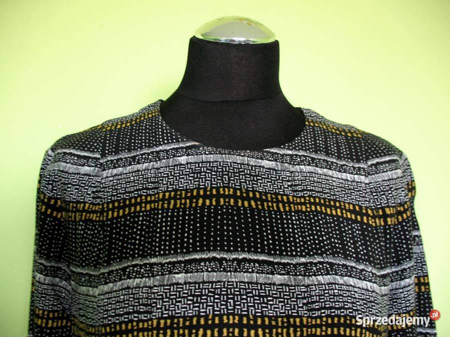 Sukienka wiskoza lekka 44 2XL biust 104 HM Siedlce